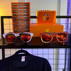 Wayfarer Style Recycled Wooden Snowboard Glasses