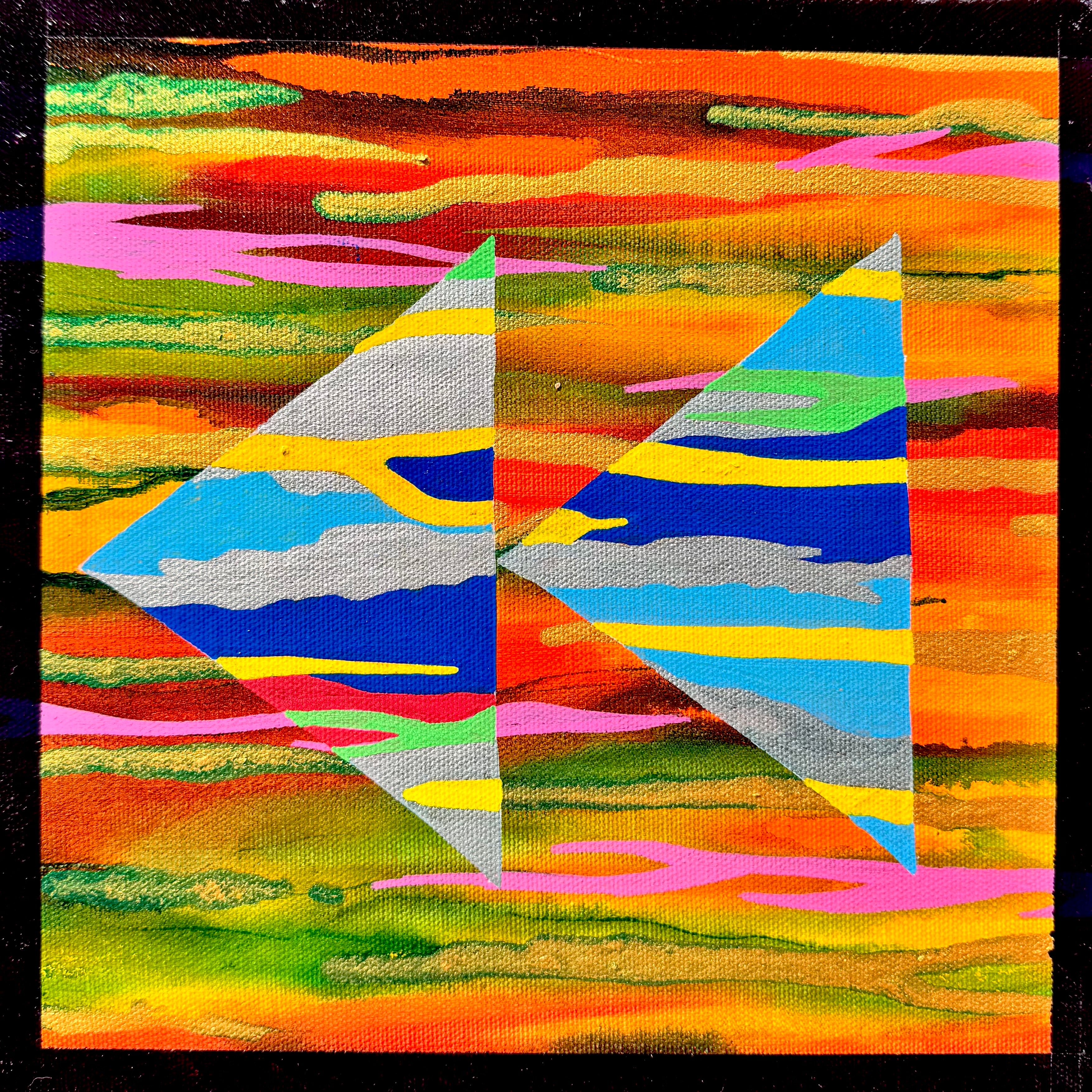 "Slowed Down V.1" Acrylic on Canvas