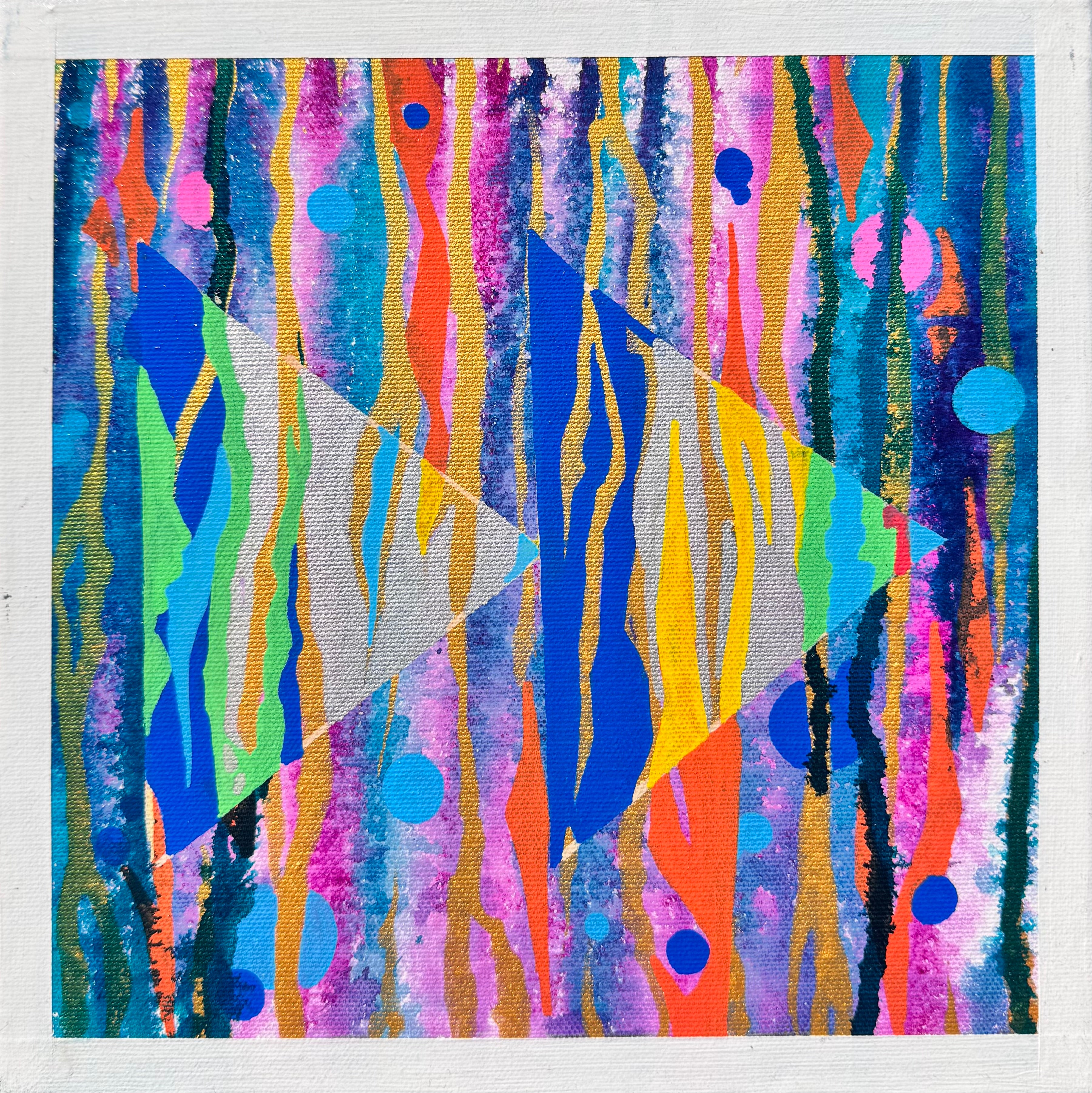 "Sped Up V.1" Acrylic on Canvas